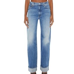 MOTHER Straight Leg Jeans - Medium Blue